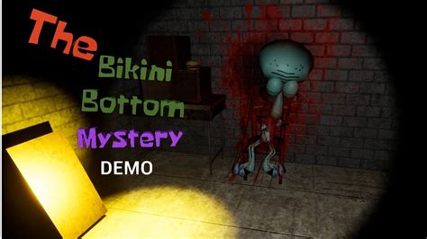 The Bikini Bottom Mystery DEMO Playthrough Gameplay Horror Game YouTube