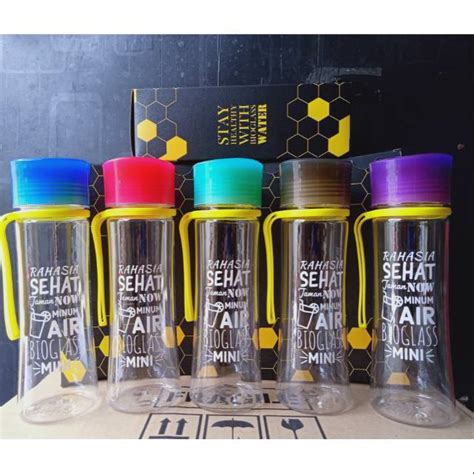 Jual Tumbler Biomini Kapasitas Ml Botol Minum Bioglass Logo