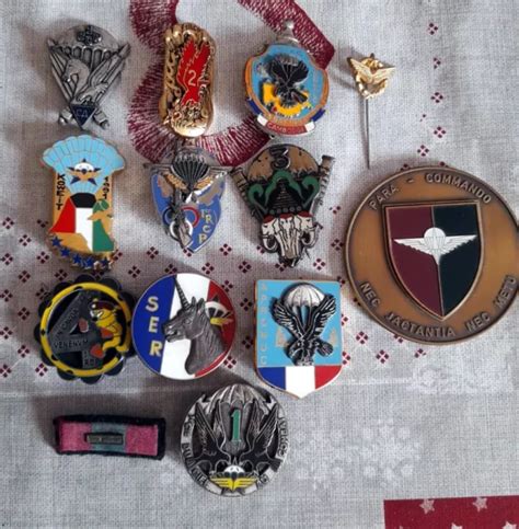 LOT INSIGNES Moderne Para 1er RCP Regiment Chasseurs Parachutistes