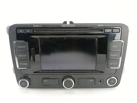 Radio Cd Mp Amundsen Ekran Nawigacji Skoda Octavia Ii T