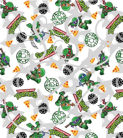 TMNT Teenage Mutant Ninja Turtles Seamless - Etsy