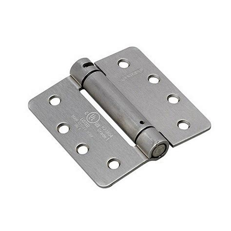 Richelieu Hardware Full Mortise Inset Brushed Nickel Self Closing Hinge