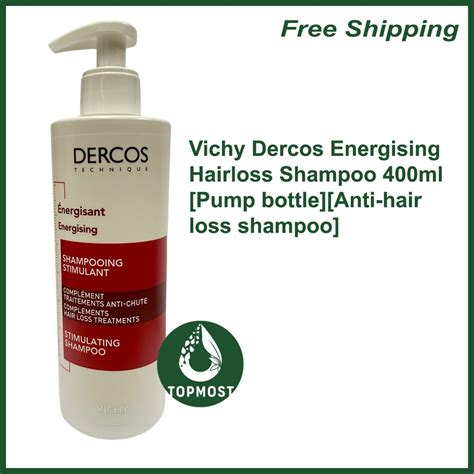 Vichy Dercos Energising Hairloss Shampoo Ml Pump Bottle Anti Hair