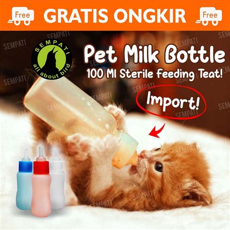 Jual Botol Dot Kucing Cat Kitten Puppy Botol Susu Anakan Kucing Anjing