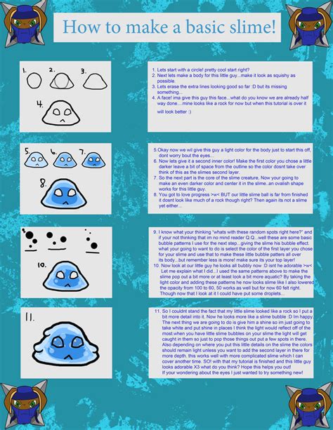 Basic Slime Tutorial by SleepingWolfMemoriez on DeviantArt