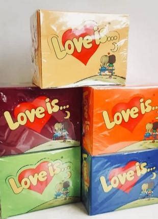 Жувальна резнка, жуйка "Love is" - 130 ₴, купити на IZI (10255862)