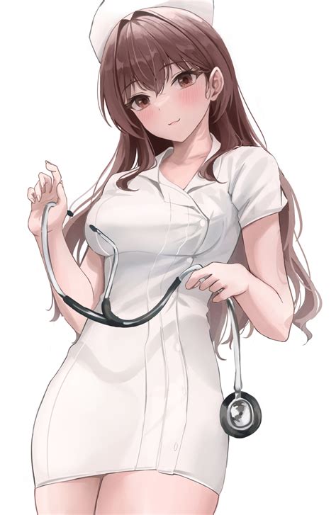 Wallpaper Anime Girls Original Characters Nurse Outfit Artwork