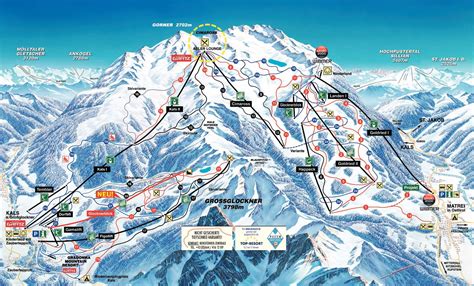 BERGFEX Plan De Piste Matrei GG Resorts Kals Matrei Carte