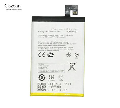 Ciszean X Mah C P Replacement Li Polymer Battery For Asus