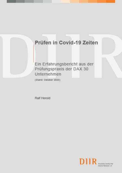 Fachbeitr Ge Archiv Diir Deutsches Institut F R Interne Revision E V