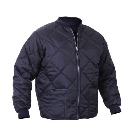 Rothco Quilted Jacket Diamond Flight Blue Army Surplus Military Range