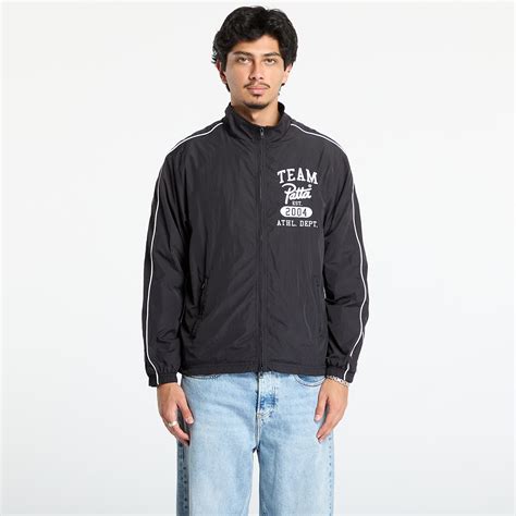 Jackets Patta Athletic Nylon Track Jacket Unisex Black Footshop