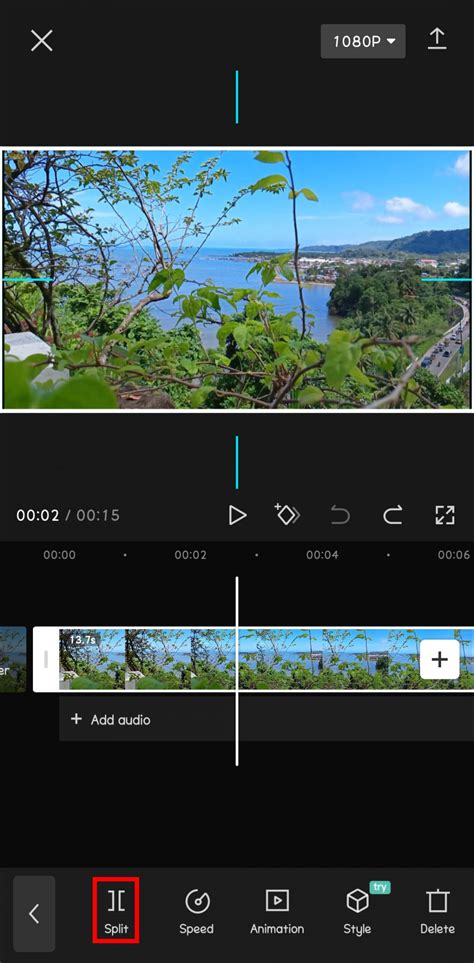 add transitions  capcut