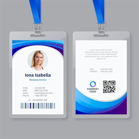 Premium Vector Business Id Card Template