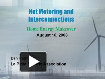 PPT Net Metering And Interconnections PowerPoint Presentation Free