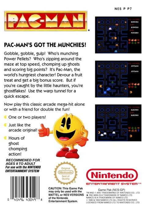 Pac Man Cover Or Packaging Material Mobygames