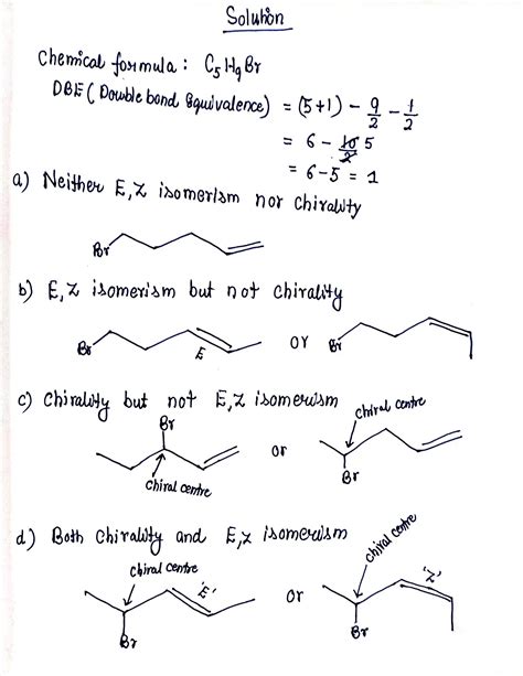 [solved] Organic Chemistry 1 Draw The Structural Formula For At Least One Course Hero