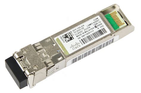 Трансивер Cisco SFP 10G ER Купить оптический SFP модуль