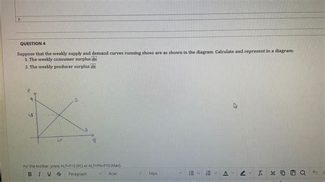 Solved P QUESTION 4 Suppose that the weekly supply and | Chegg.com 