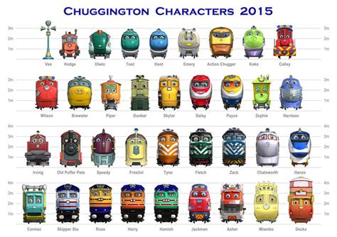 Image Chuggers Lineup 2015 A4 Sheet Chuggington Wiki Fandom