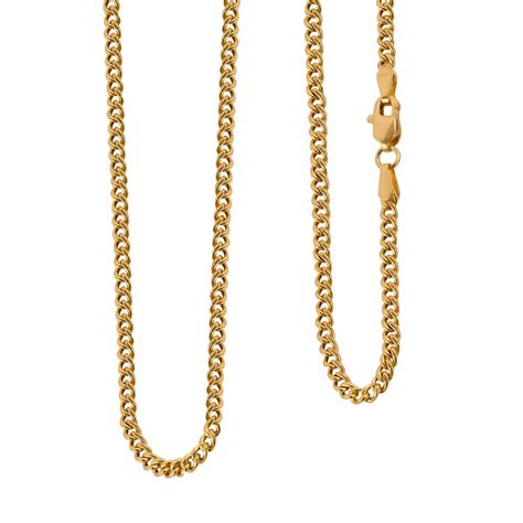 Buy Jck Closeout 22k Yellow Gold 2 35mm Miami Cuban Chain Necklace 20 Inches 7 Grams At Shoplc