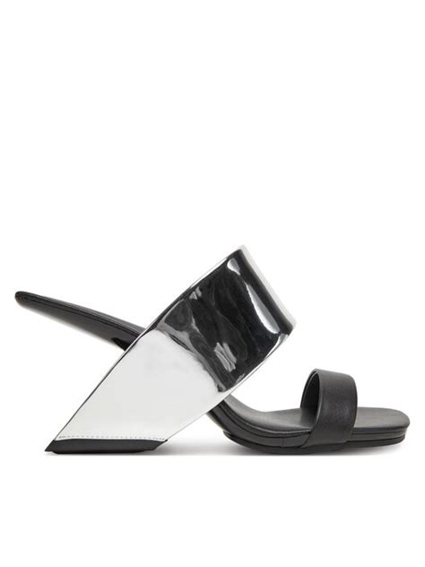 Klapki United Nude Loop Hi Srebrny Eobuwie Pl