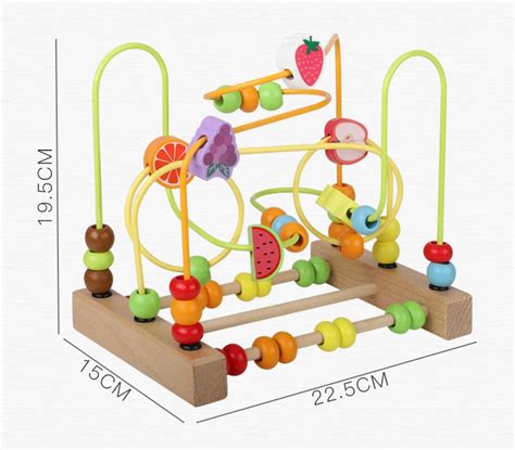 Jeu D Apprentissage Rose Jouets En Bois Montessori Pour Enfants