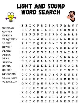 Ckla Amplify Grade Unit Light And Sound Word Search And Answer Key