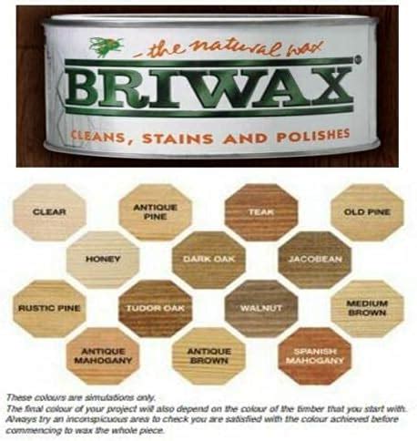 Briwax Dark Oak Furniture Wax Polish Cleans Stains And Polishes