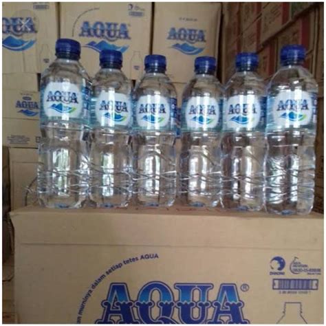 Jual Aqua Botol 600 Ml 24 Botol Shopee Indonesia