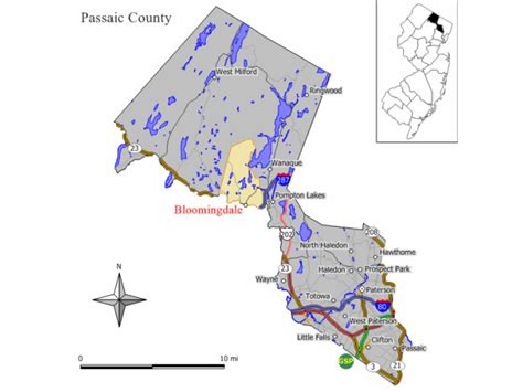 Bloomingdale, NJ - Geographic Facts & Maps - MapSof.net