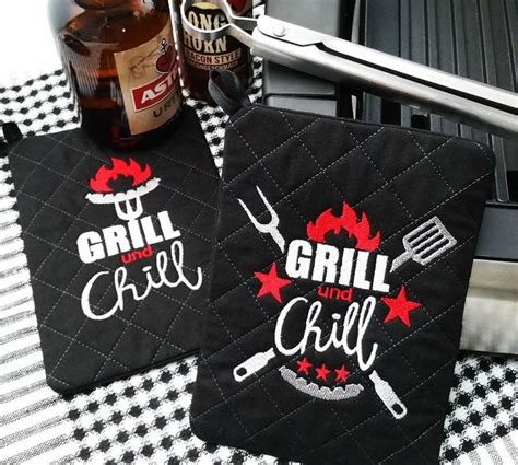 Stickdatei Ith Mugrug Grill And Chill X Etsy De Stickdateien