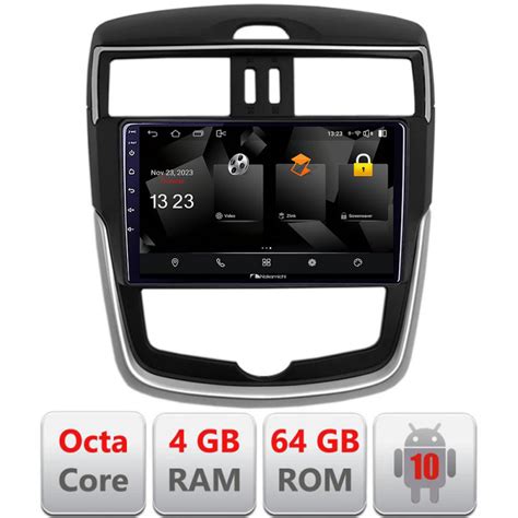 Navigatie Dedicata Nakamichi Nissan Pulsar 2014 2018 Android Octa Core