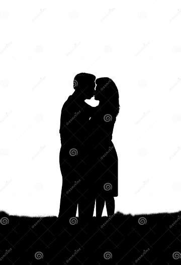 A Couple Of A Man And A Woman Kissing And Hugging Stock Illustration Illustration Of