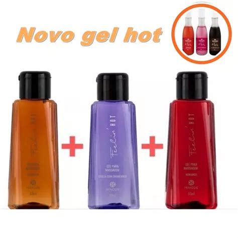 Kit Gel De Massagem Hot Gel Hinode Comestível MercadoLivre
