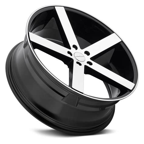 Cavallo® Clv 5 Wheels Gloss Black With Machined Face Rims