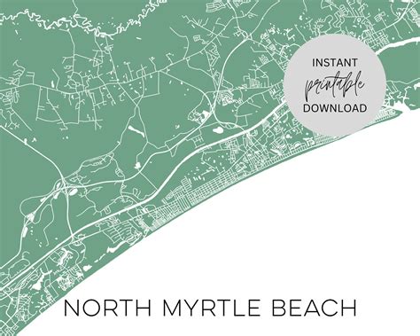 Printable Map Of North Myrtle Beach Hotels