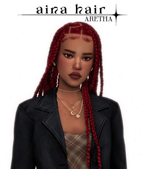 oakiyo - CC Finds : arethabee: aina hair base game compatible hat...