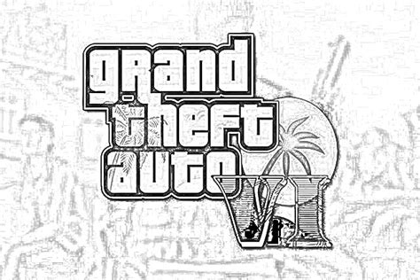 Gta Coloring Sheets Coloring Pages