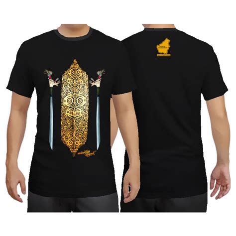 Jual Kaos Khas Kalimantan Dayak Gambar Tameng Shopee Indonesia