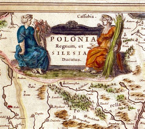 Map Of The Kingdom Of Poland In The 1600 S M 12889 0 00 Antique