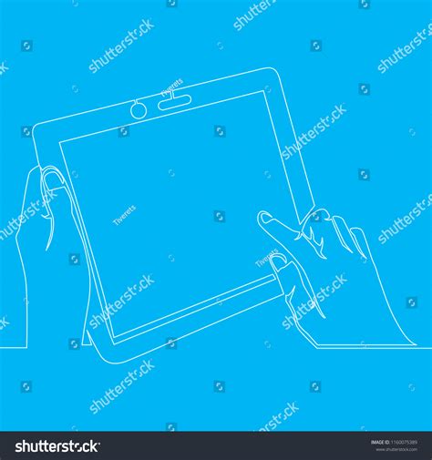 Continuous One Line Drawing Hand Holding Stock Vector Royalty Free