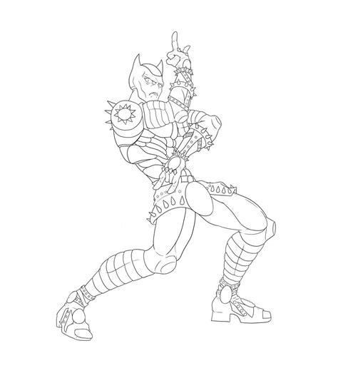 Jojo S Bizarre Adventure Killer Queen Coloring Pages