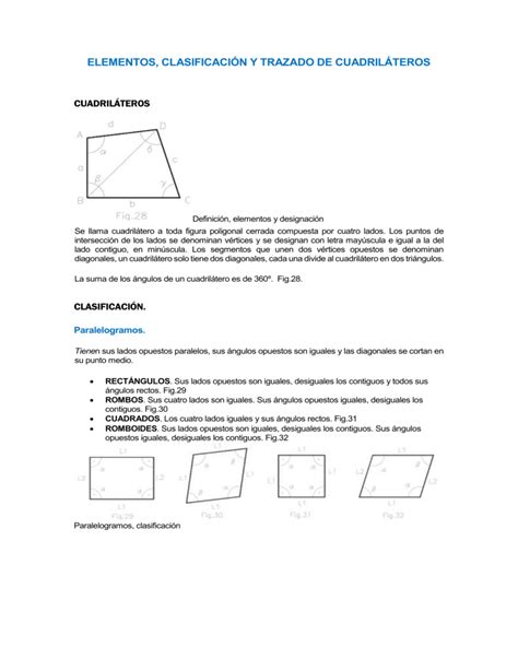 GEOMETRIA PLANA CUADRILÁTEROS