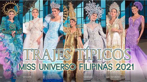 ESPECTACULARES TRAJES MISS UNIVERSO FILIPINAS 2021 YouTube