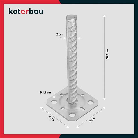 Podstawa S Upa Do Wmurowania X X Mm Kotarbau