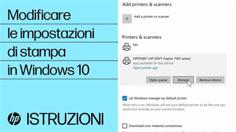 Come Modificare Le Impostazioni Di Stampa In Windows 10 Computer HP