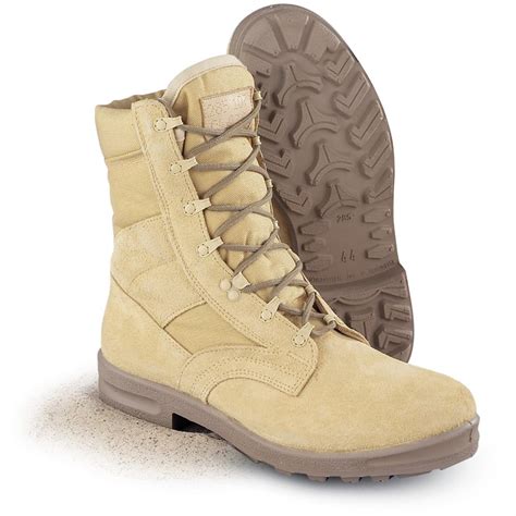 Men S New German Issue Desert Combat Boots 25222 Combat Tactical