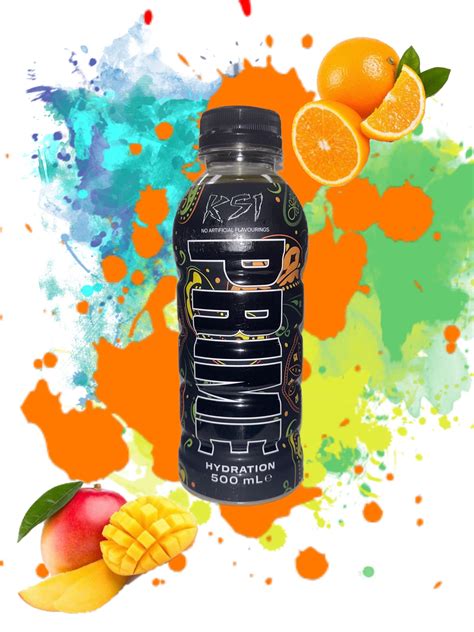 Prime Hydration X Ksi Orange Mango Limited Edition A Refreshing Dri