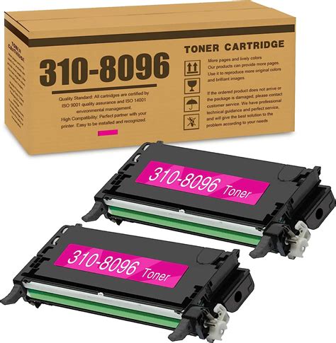 Amazon 2 Pack RF013 310 8096 Magenta Toner Cartridge Replacement